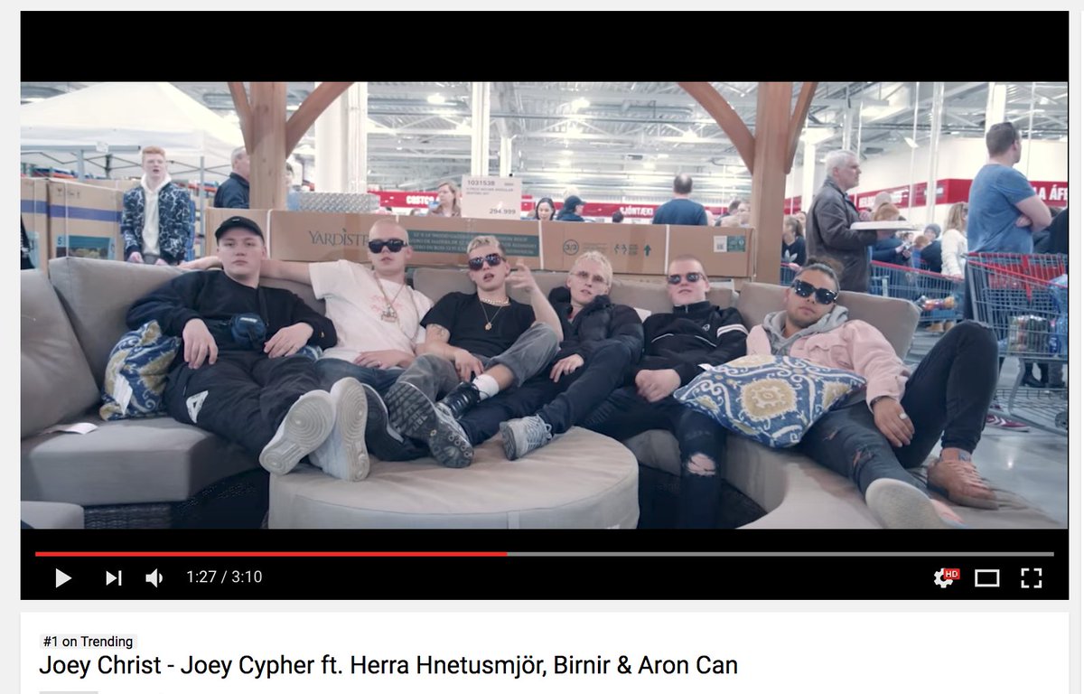 Isl KVK rapparar :  Rappsenan á Íslandi er strákaklúbbur 
Isl KK rapparar : Fokknei! Ekkisatt!
Líka Isl KK rapparar :