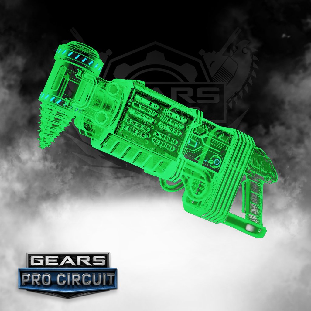 CLAIM NOW: Tune into live.gearsofwar.com NOW to claim The Emerald Phantom Lancer, Gnasher &amp; Dropshot weapon skins!