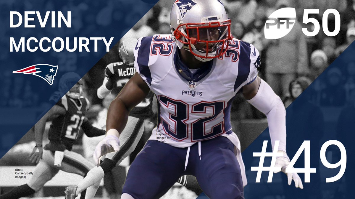 Pff On Twitter Coming In At Number 49 Patriots Safety And One Half Of The Mccourtytwins Devin Mccourty Pff50