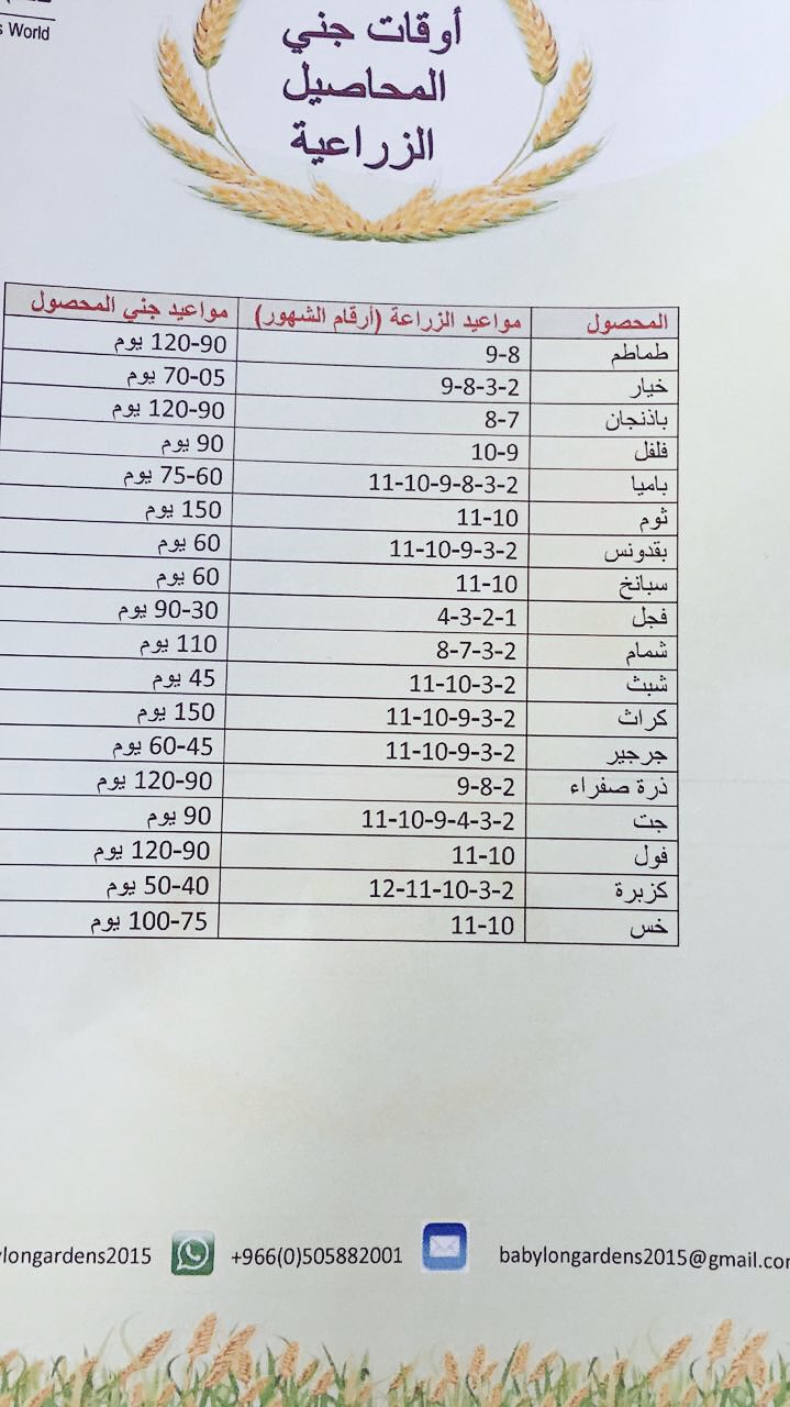 ناشط زراعي Pa Twitter مواعيد زراعة الخضروات والثمريات والفواكه و طرق وعمليات زراعة الاشجار المختلفه والحراره المثاليه لزراعة البذور رتويت Https T Co Rfwimwhein