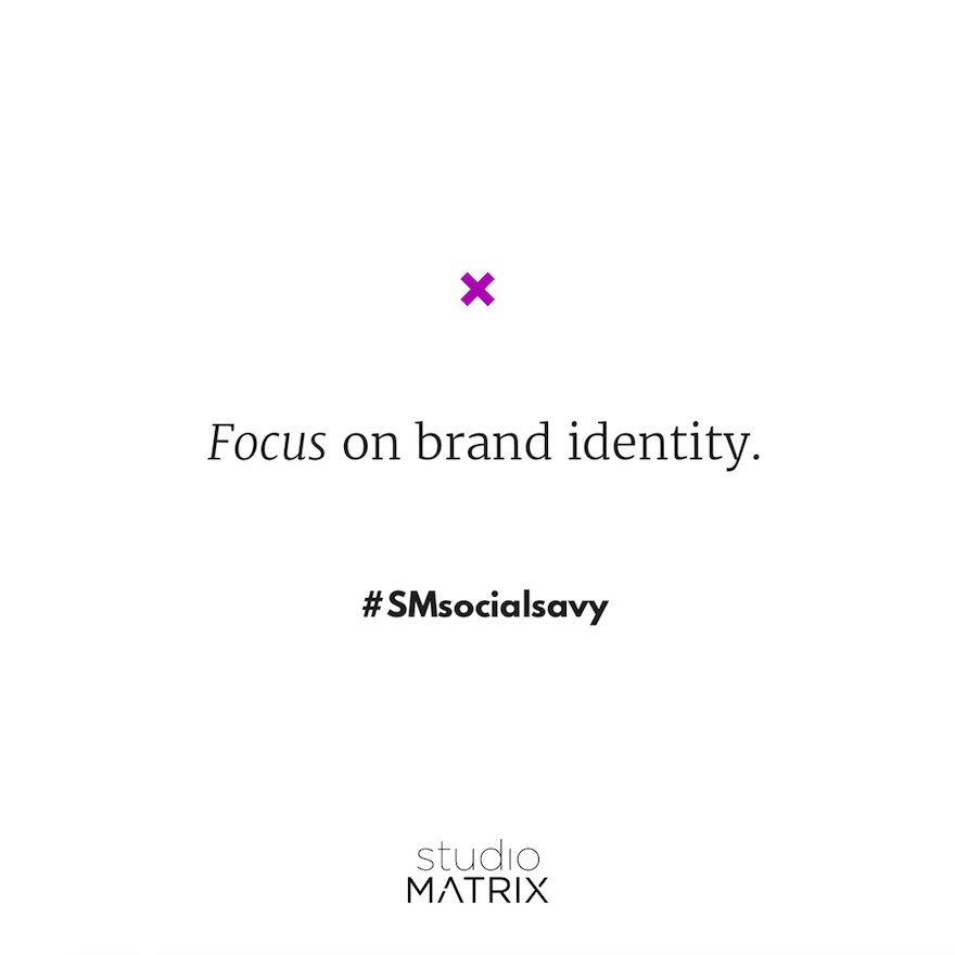 StudioMatrixAus's tweet image. Building your brand identity on social media is your opportunity to create a persona, resonate with customers &amp;amp; increase awareness.