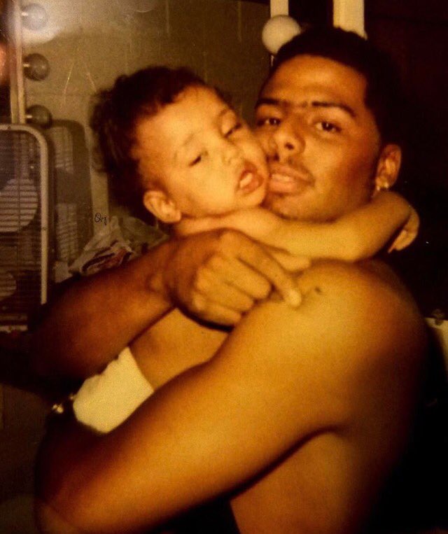 Quincy wishing his dad Al B Sure a happy birthday!   