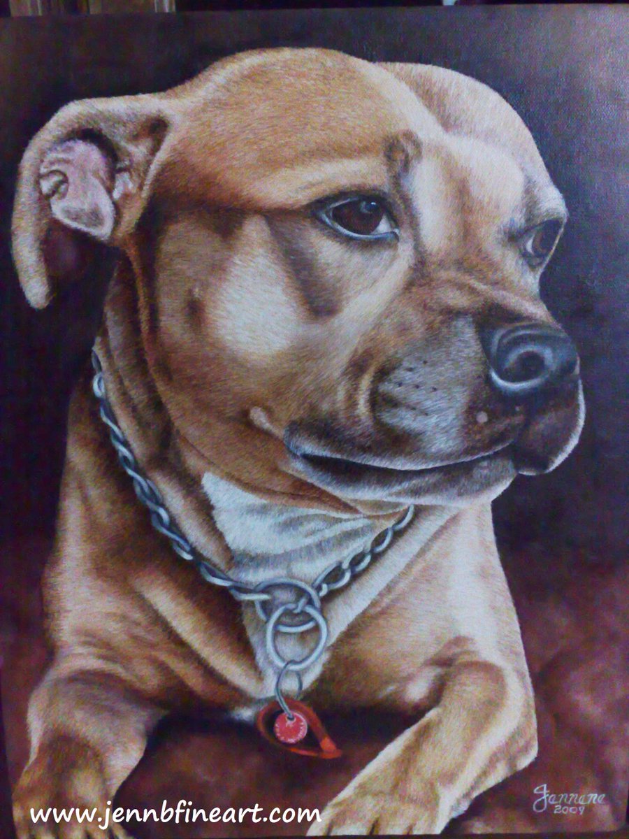 JennbFineart's tweet image. We also paint animal portraits from pics. these are a couple of samples of our work.