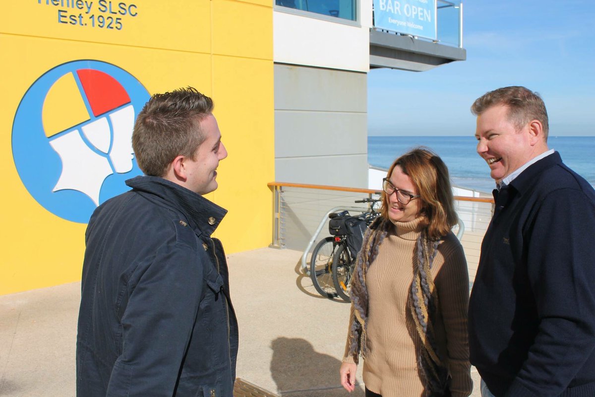 Thanks to <a href="/matt_cowdrey/">Matt Cowdrey OAM</a> for showing @LaundyCraigMP and I around beautiful Henley yesterday #auspol