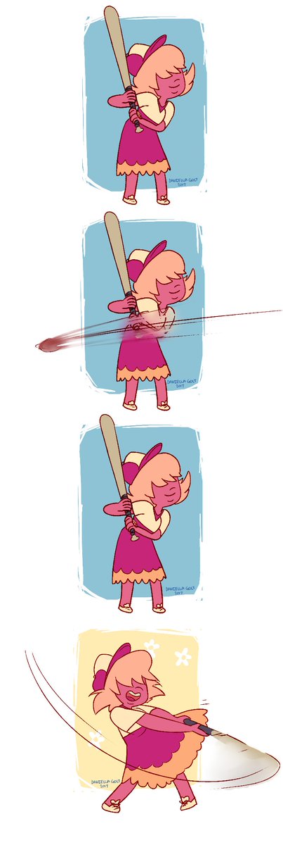 She may not win but she sure has fun :D #StevenUniverse #padparadscha #SU