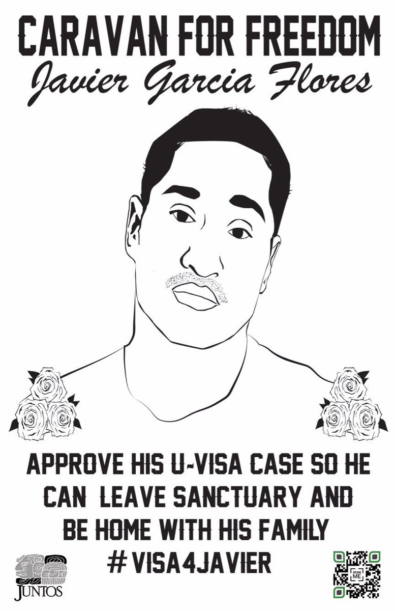 Vamos_Juntos_'s tweet photo. Tmrw morning @ 9:30 we kick off the Caravan for Freedom,a 4 day journey to the U-Visa in St. Alban's,VT for Javier Flores' case #VISA4Javier https://t.co/tSmC5nL3iM