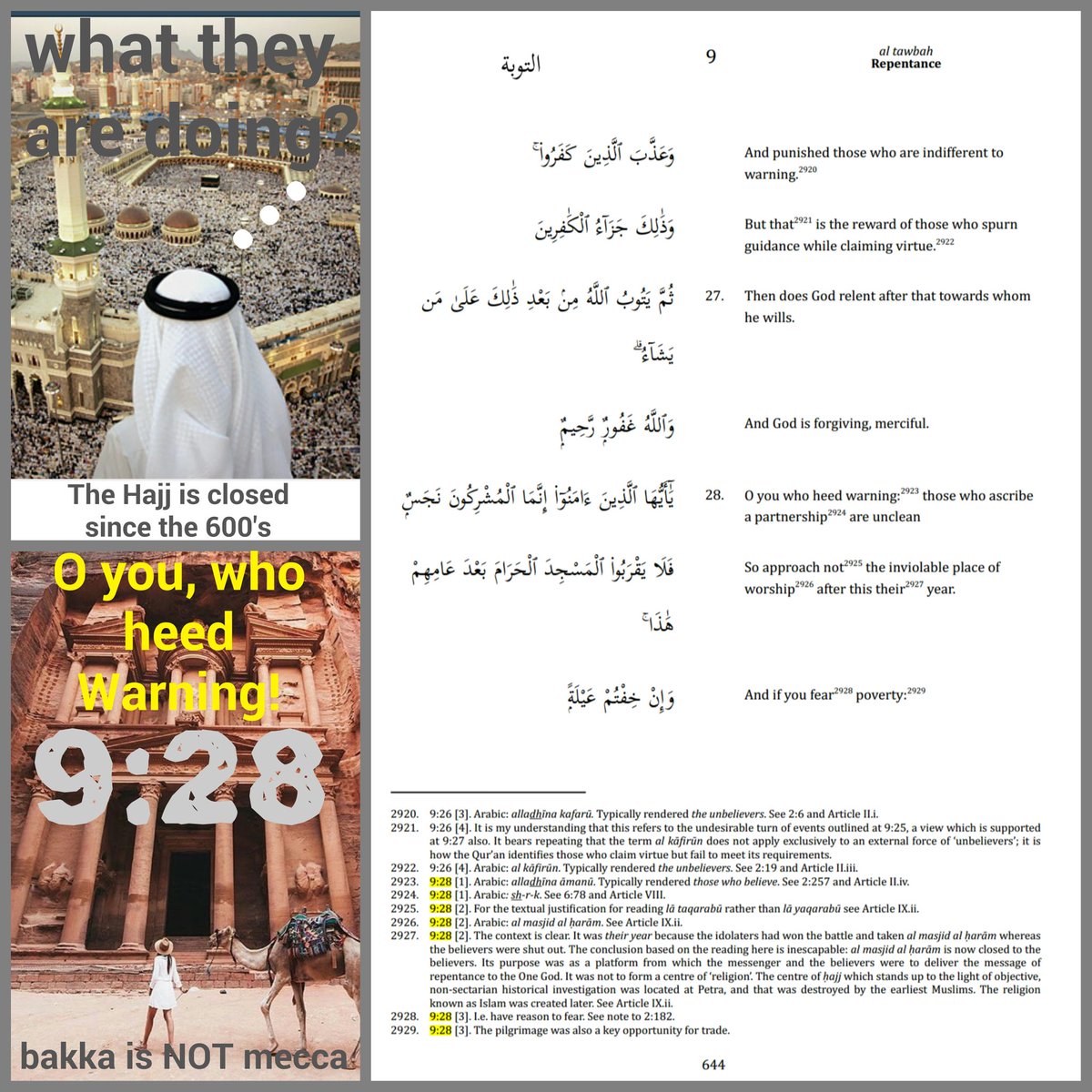 vincemalumbono2's tweet photo. The #Hajj closed●since the600's ●traditionalist follow nothing more than shirk●paganism●contrary to the Law as per the #Quran 9:28● #ramadan https://t.co/CYIJAtb4Vq
