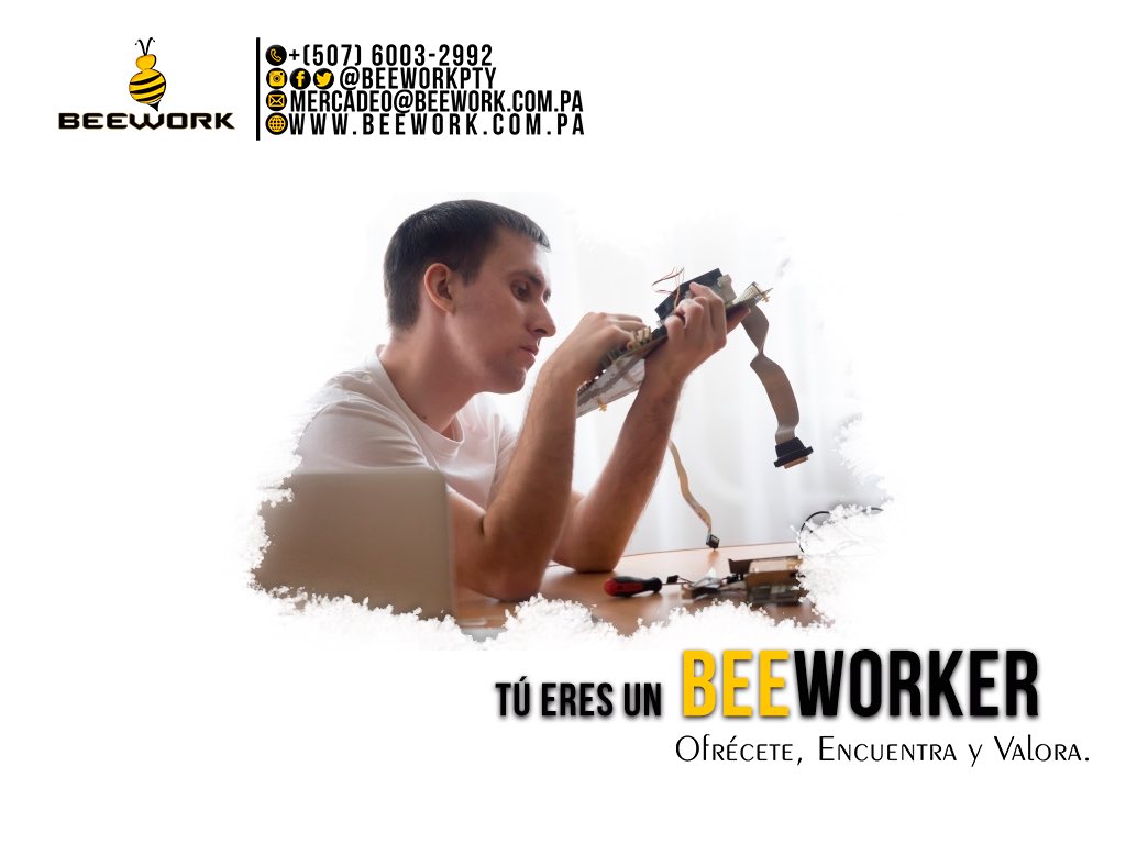 BeeworkPty's tweet image. ¿Quieres formar parte de esta gran plataforma?
¡Contáctanos! #Panama #beeworkers #emprendedores #startup #startuppanama #startuplife