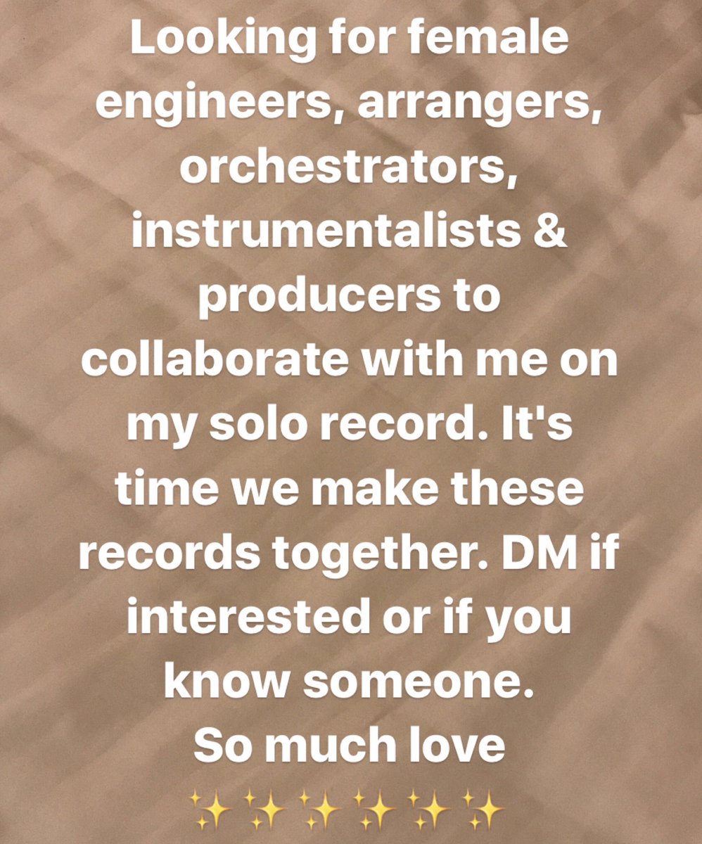 ✨It's time we make these records together, ladies✨