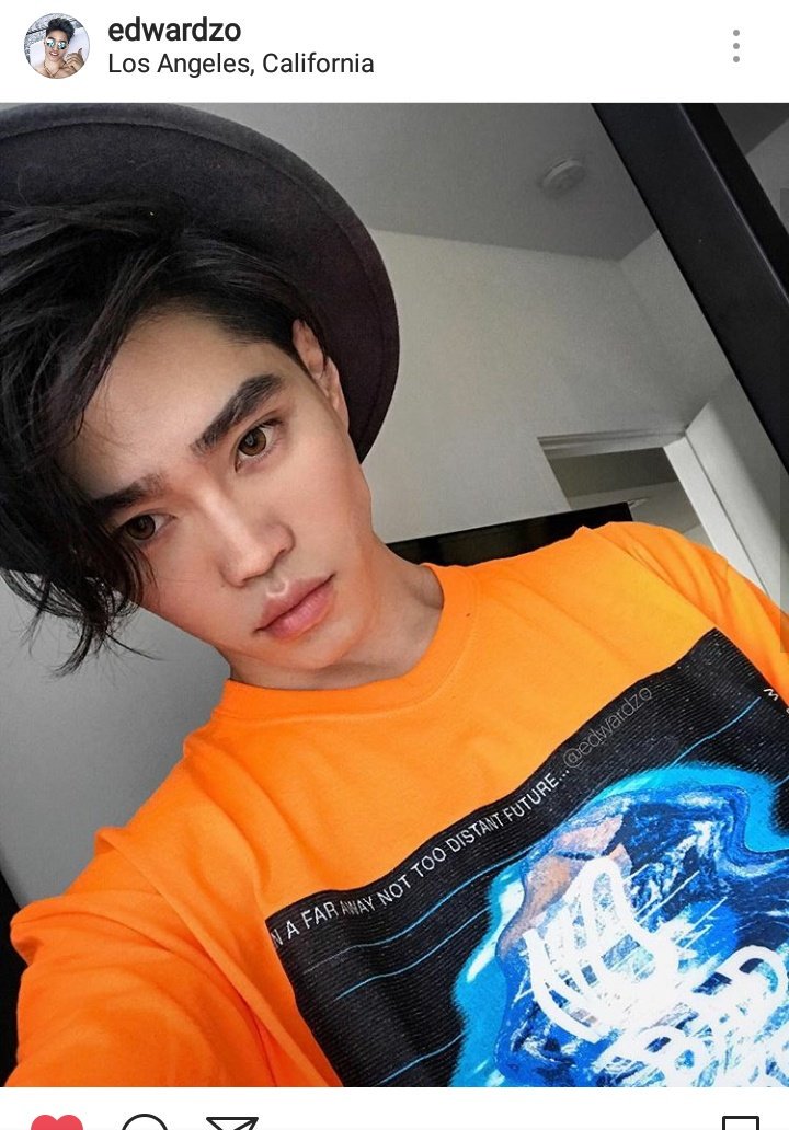 EdwardZoFanpage's tweet photo. I peeped the gram 🍊 #Edwardzo https://t.co/Kc9bnRCzOq