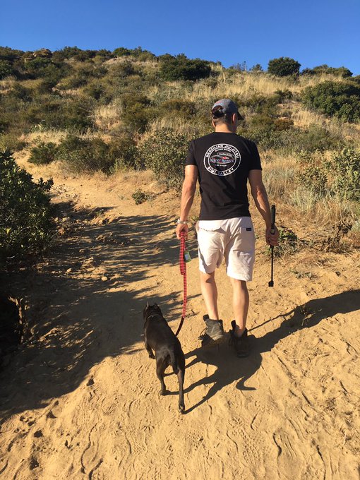 Enjoying a late afternoon hike with @mickbluexxx and Bella 💕 https://t.co/n5UDsquDfw<a href="/tag/mustang"class="tags"><span>#mustang</span></a>