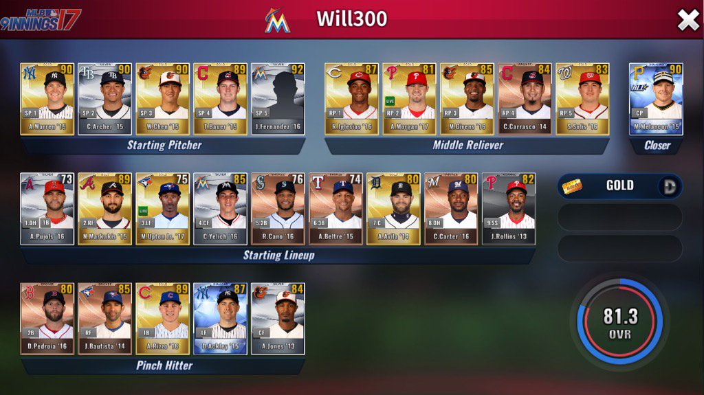 ▶ Take a look at the best lineup at MLB 9 Innings 17!
m.withhive.com/b?i=9788&g=9807