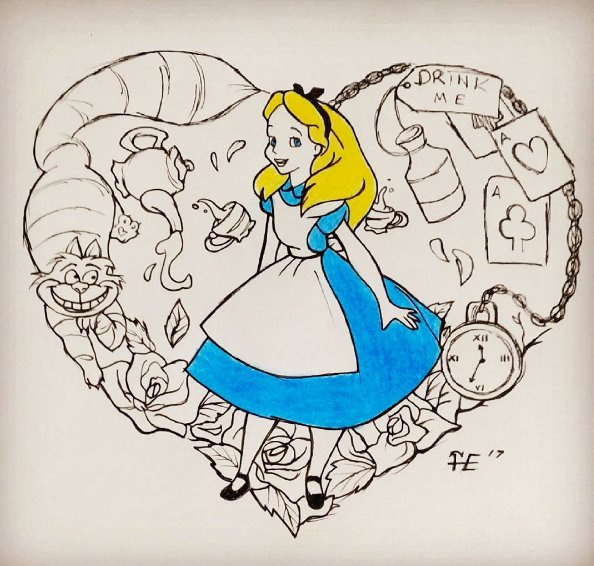 SetimoTattoo's tweet photo. https://t.co/ViT19j64tf #aliceinwonderland #alice #tattoodo #deagora #alicenopaisdasmaravilhas #disney #drawing2me #tattoo2me #cotiasp https://t.co/CqqqsYD60h