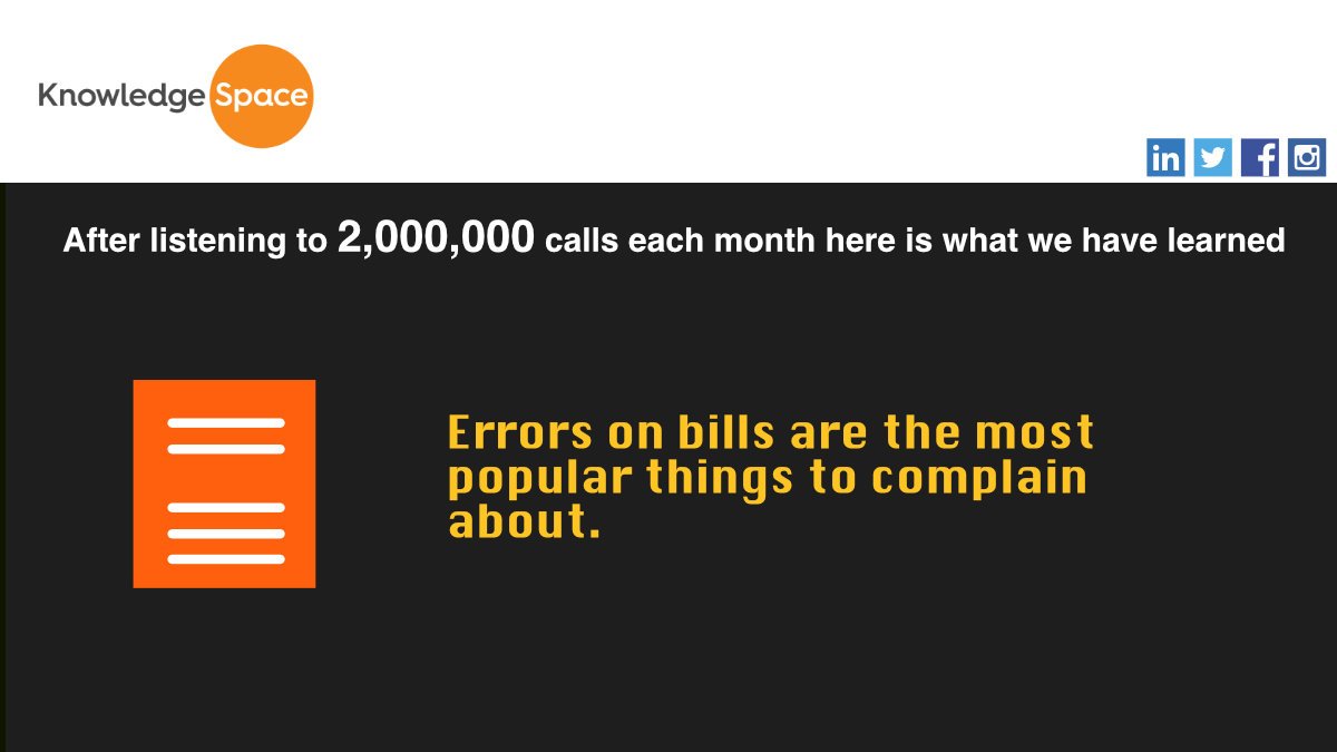 kn0wledgespace's tweet photo. After listening to 2 Million calls per month for the last 2 years, we've noticed some interesting trends. Trend #9: https://t.co/e4bUcRLMkr