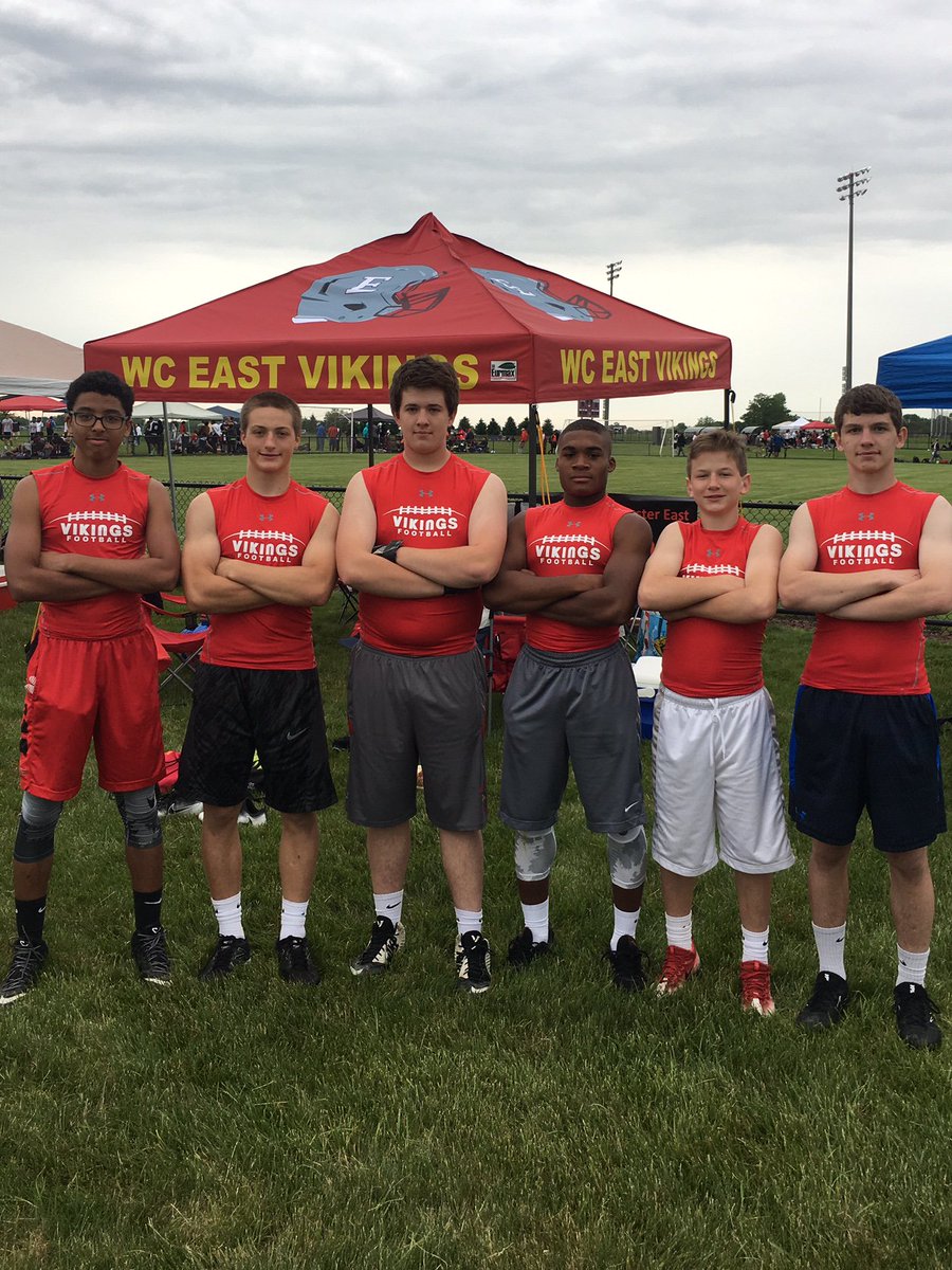 Great job today by these guys <a href="/LFGfootballcamp/">LFG Foundation</a>.  Way to represent WC East.
