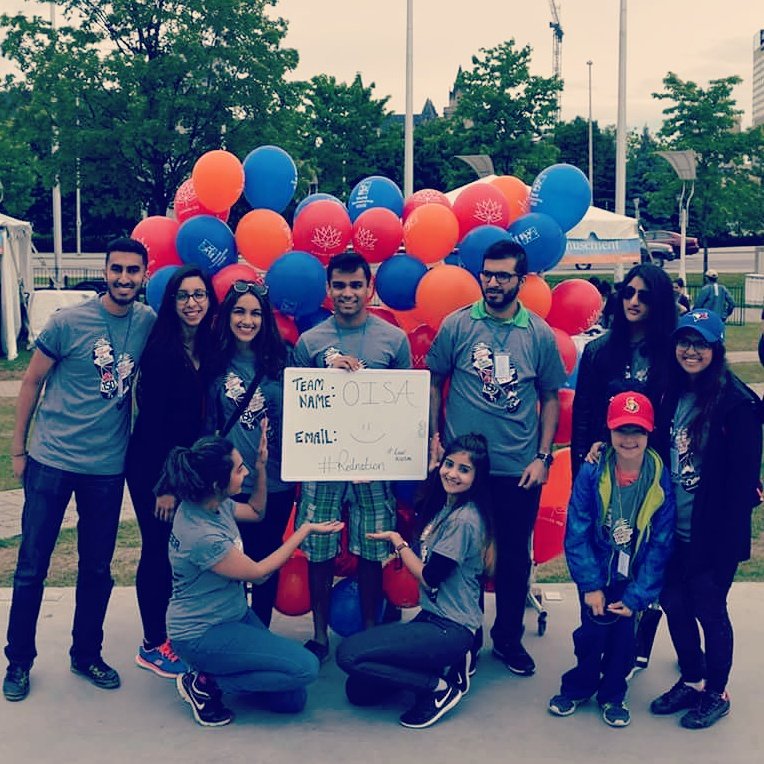 OttawaISA's tweet photo. OISA raised more than $250 as a team for the first time in World Partnership Walk. Otta-what? 
#rednation #wpwalk https://t.co/jWaqda8zqM
