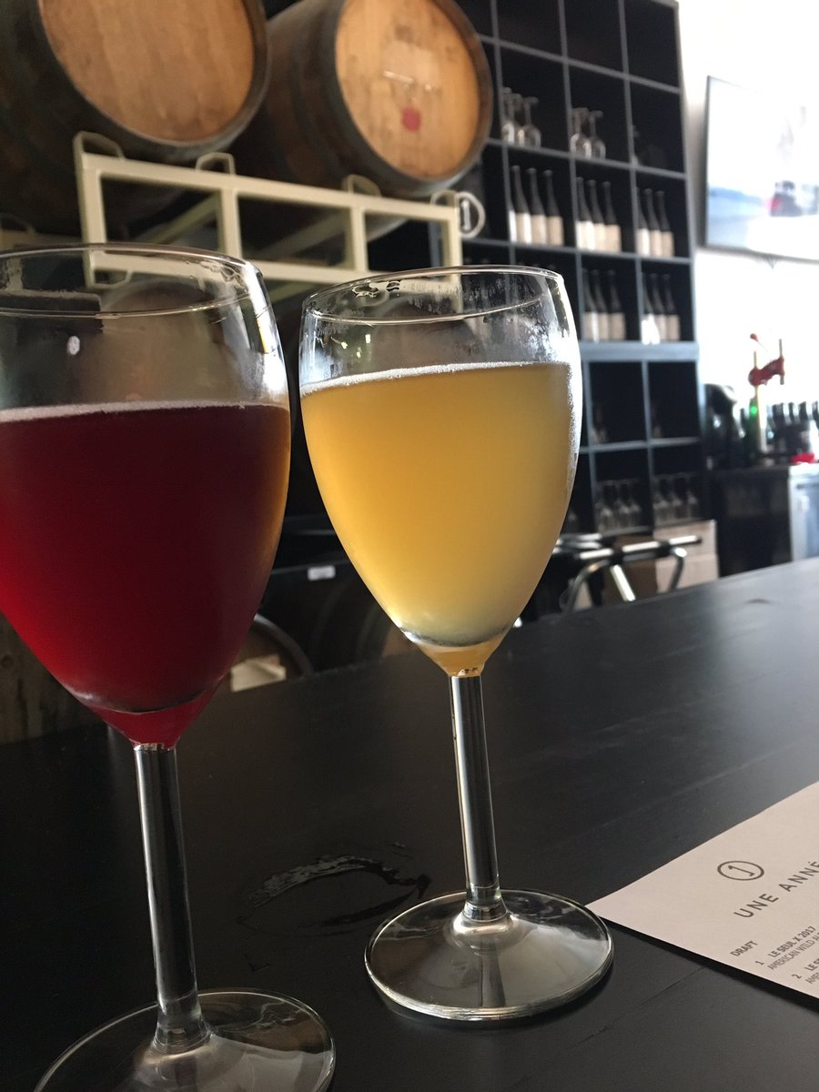 Beautiful afternoon spent at <a href="/UneAnnee/">Une Année Brewery</a> picking up my reserved bottles.