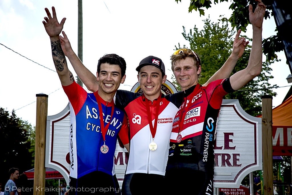 U23 Men's Podium #ONRRChampionships <a href="/CycleWaterloo/">Cycle Waterloo</a> <a href="/ontariocycling/">Ontario Cycling</a>