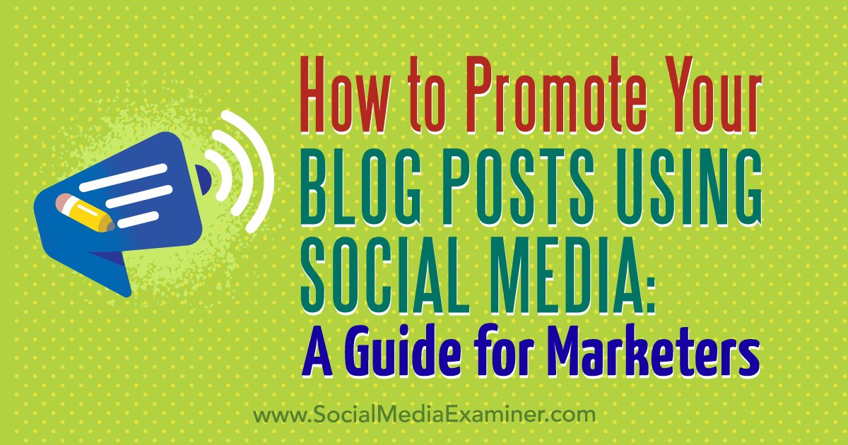 this one is interesting ... How to Promote Your Blog Posts Using Social Media crwd.fr/2sFdW5q