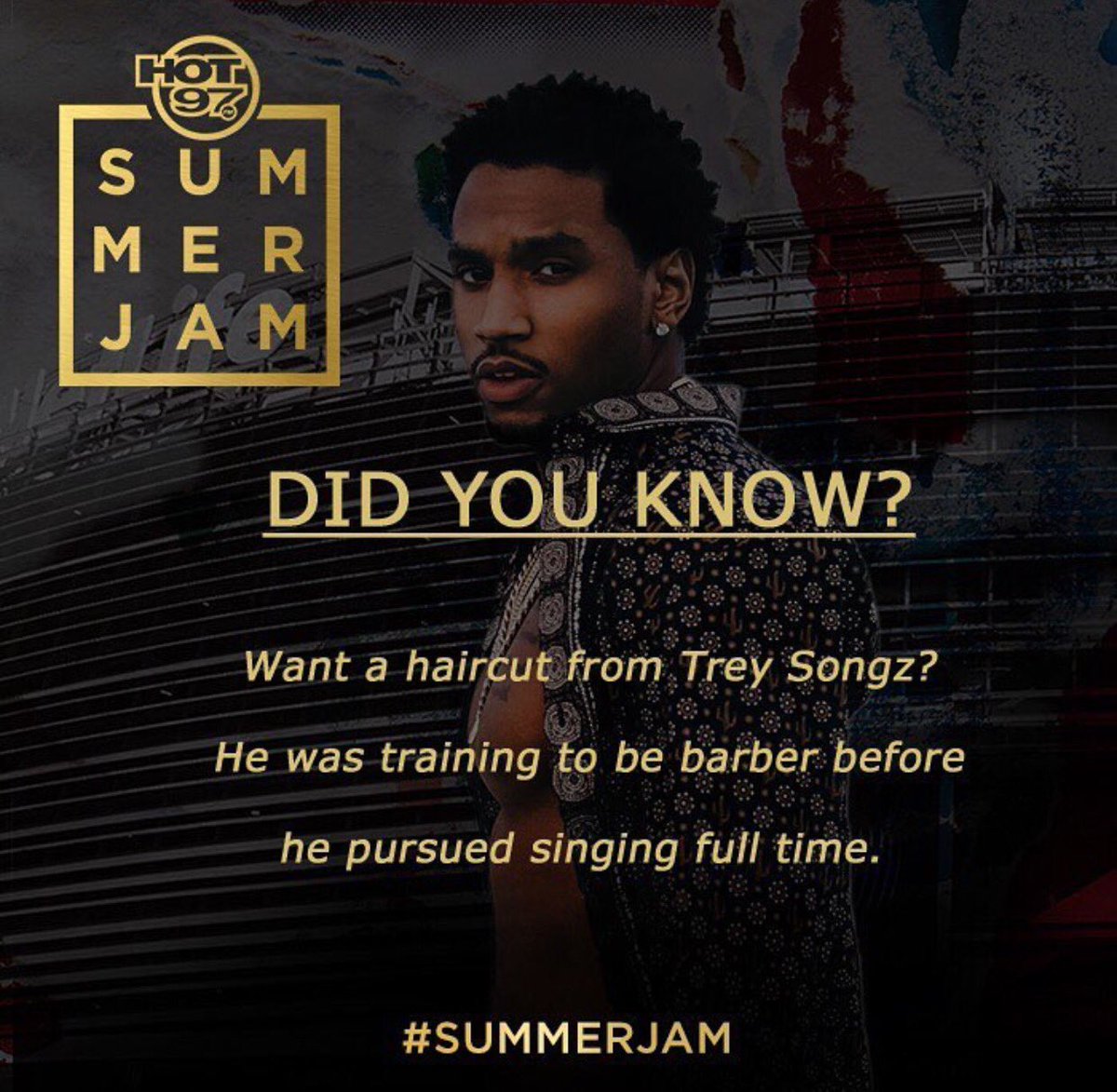 WHHLapp's tweet photo. #DidYouKnow this about @HOT97 #SummerJam artist, @TreySongz ? #TreySongz #Hot97 #WHHLapp https://t.co/UiqDQ0xZUH