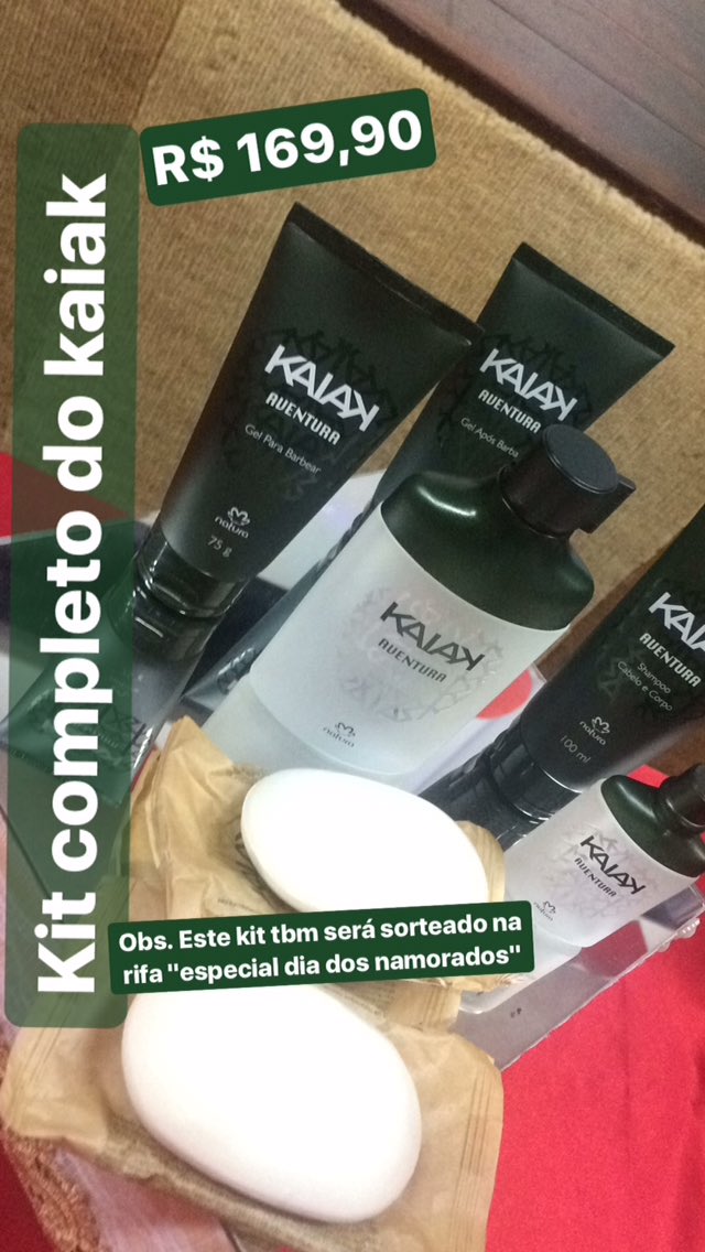 luizaeduardaa's tweet photo. Presente Kaiak aventura, disponível na pronta entrega ❤️#ConsultoraNatura #Natura #ACasaDePerfumariaDoBrasil https://t.co/hEt9BLW46B