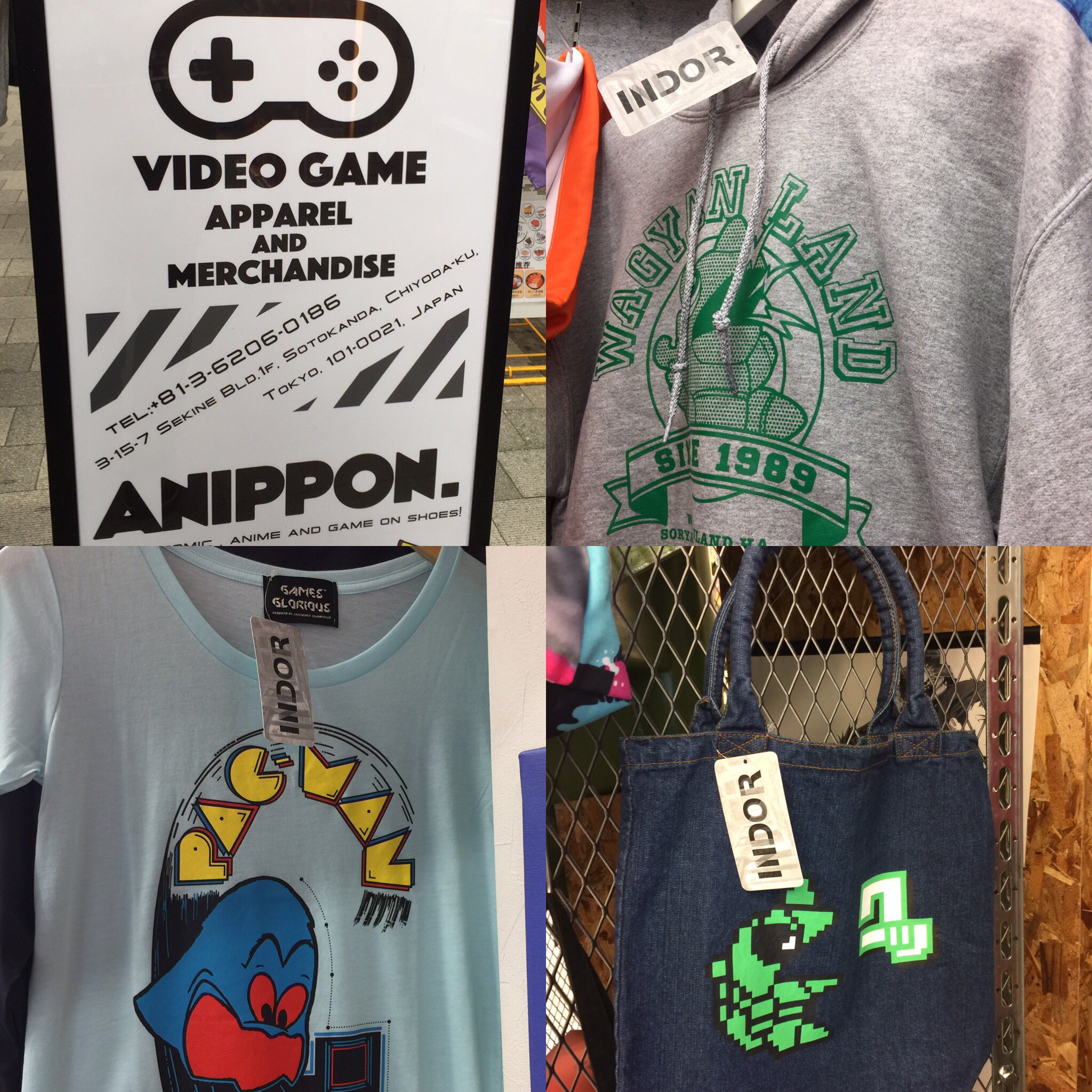 𝙂𝘼𝙈𝙀𝙎 𝙂𝙇𝙊𝙍𝙄𝙊𝙐𝙎 お知らせ 秋葉原にあるゲームアパレルセレクトショップ Indor Indor Shop さんにて弊社商品の販売が始まりました とてもオシャレなお店です 是非遊びに来てください 秋葉原 Akiba Gamesglorious ゲームスグ