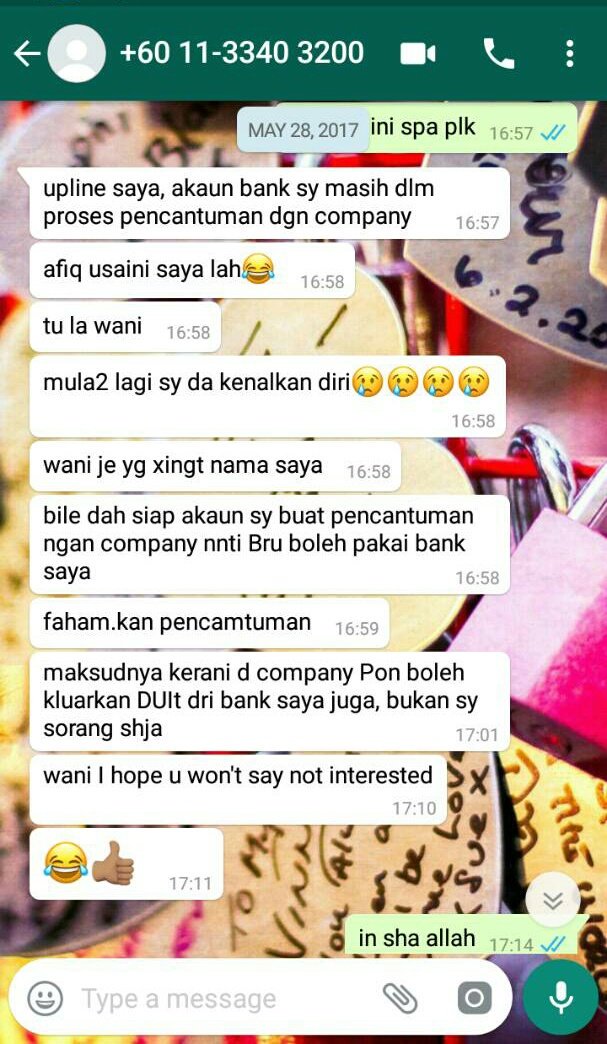 Afqqyyusaini's tweet photo. Tolong saya, kalau korang pernah kena scam saya rasa yg ni lagi Scam teruk punya. Haih awak ni Bro, apa la time puasa buat mcm ni. https://t.co/FW4Yxy4y2p