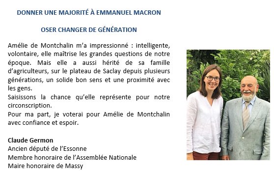 Amélie de Montchalin sur Twitter : "Merci à Claude Germon, ancien maire de  Massy,pour son soutien et pour notre fructueux échange sur l'histoire et  l'avenir de notre territoire https://t.co/uK6qVFhszq" / Twitter