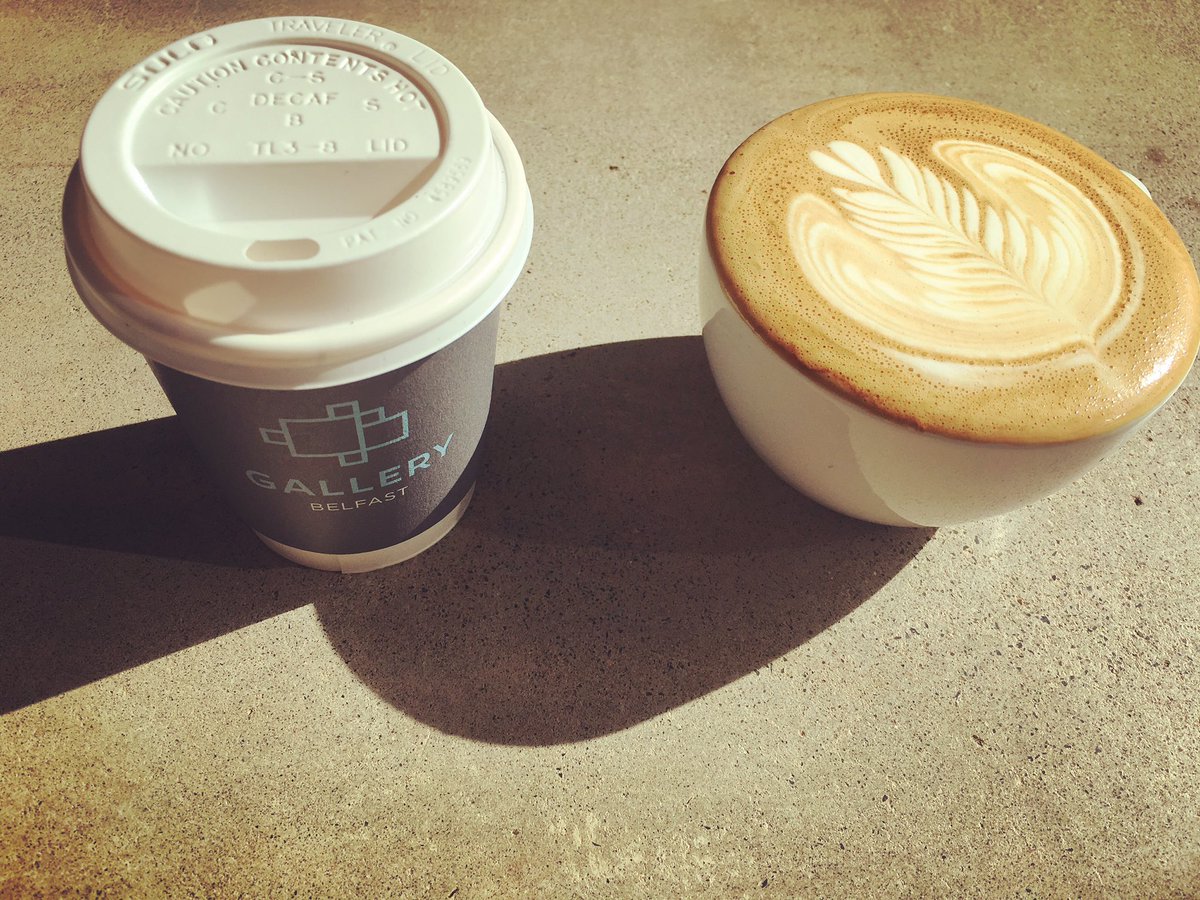 gallerybelfast's tweet photo. Blow away your Monday morning cobwebs with a #singleorigin, #directtrade #Comepcafe cappuccino free poured by #foxybarista #monday #coffee https://t.co/KpngFFDbTG