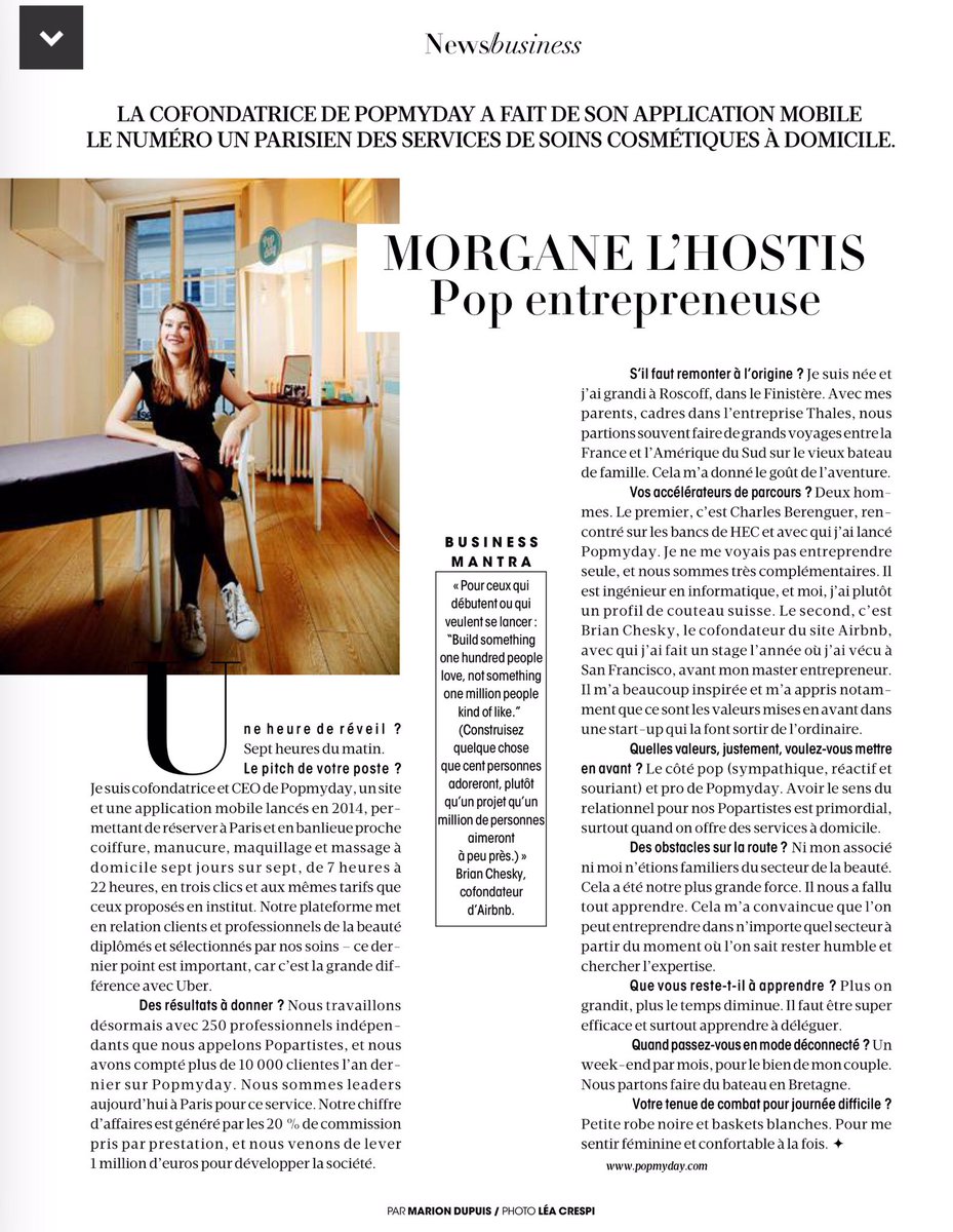 "<a href="/morganelhostis/">Morgane L Hostis</a>, Pop entrepreneuse" (par Marion Dupuis, <a href="/Madamefigaro/">Madame Figaro</a>) (cc <a href="/Popmyday/">Popmyday</a>)