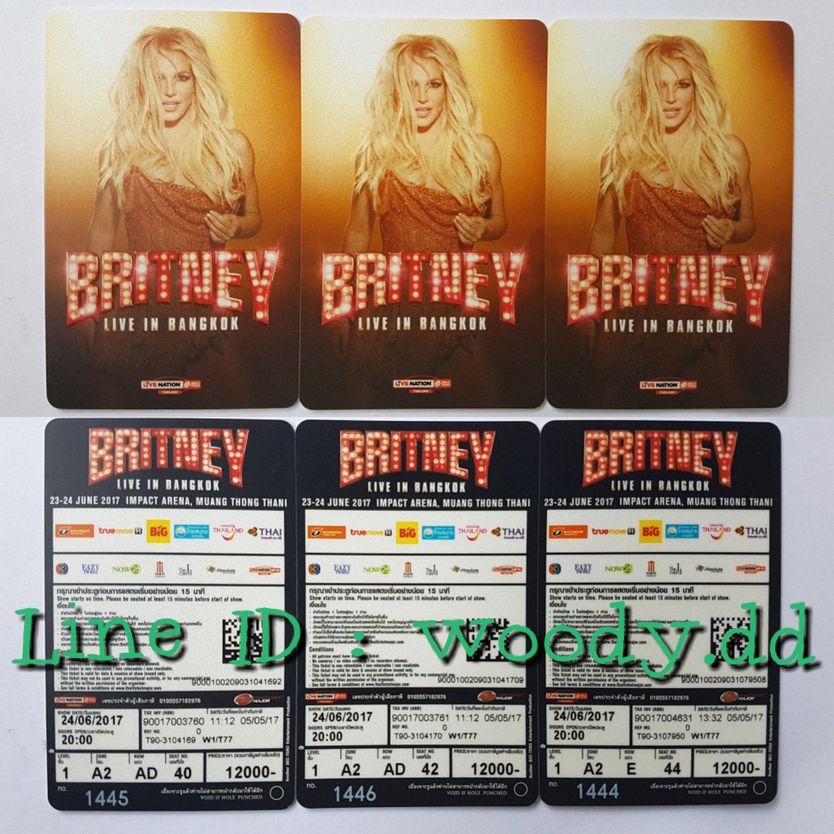 woodydd2's tweet photo. ขายบัตร (3,500/8,000/12,000)
24.06.17
#BritneySpearsLiveinBangkok #BritneyLiveinBangkok
#BritneySpearsBKK2017
สนใจติดต่อ Line ID : woody.dd https://t.co/p2CpyHCxYs