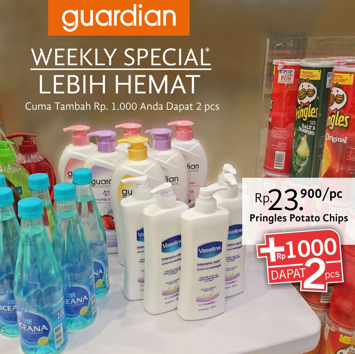 ThamrinNine's tweet photo. Guardian "Weekly Special (until 7 June 2017) on selected items..Only at Guardian #thamrinnine M Level &amp; B1 Level..*T&amp;C Apply https://t.co/HC0vQxXS7j