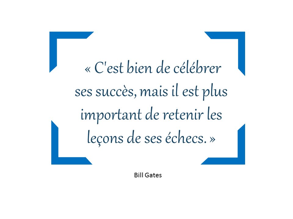 Apprenons de nos échecs 
#Lundi_Motivation #Entrepreneuriat  #JEA