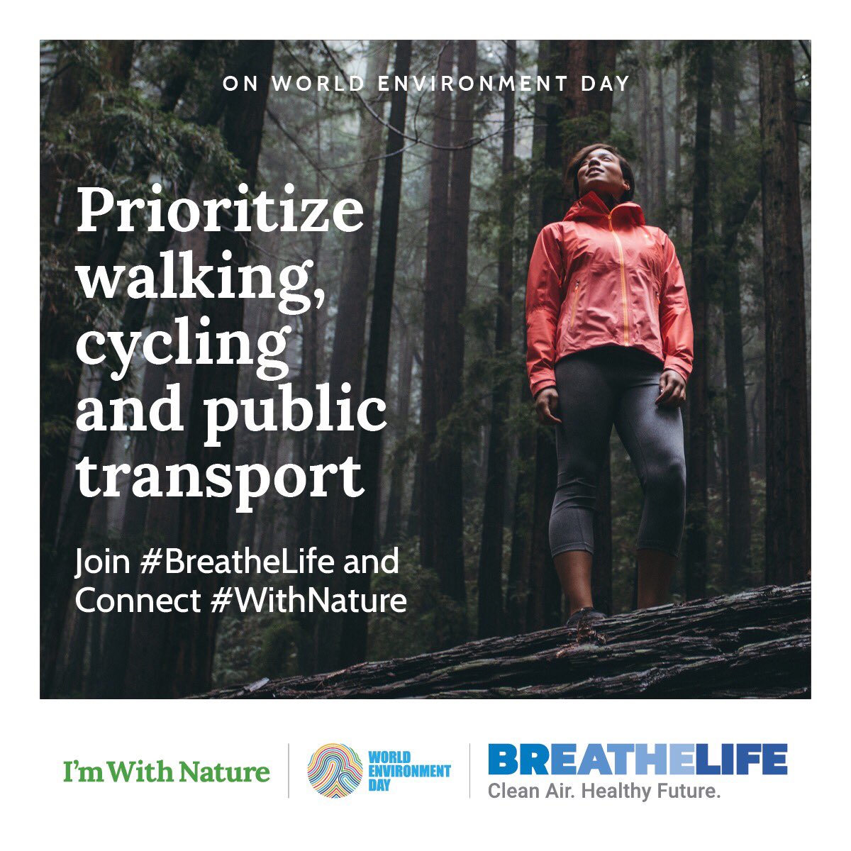 Today is #WorldEnvironmentDay.
Here's what you can do: Prioritize walking, cycling &amp; public transport goo.gl/4G4gRH #BreatheLife