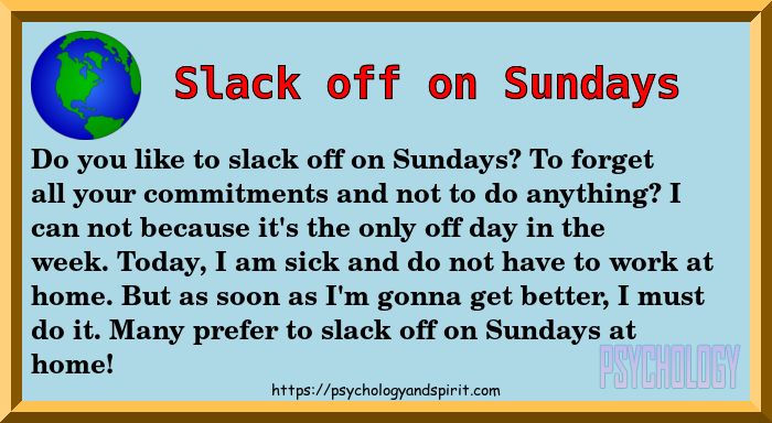 worldexpats's tweet photo. Do you like to #slack off on #Sundays? To #forget all your #commitments and not to do anything? I like it very much indeed! https://t.co/UGlwZlP0bF