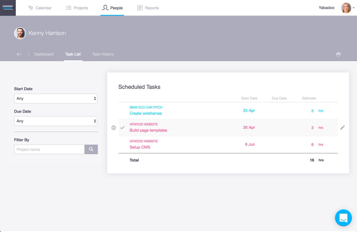 Workstack's tweet image. New Feature Alert: We've just released a "People" section where you can see each team members active and completed task lists.