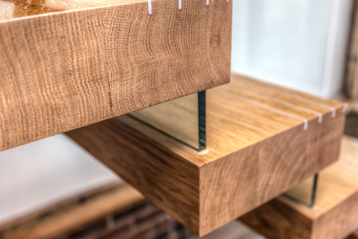 Spiral1966's tweet photo. An example of Spiral's hand made solid oak treads. #timber #oak #handmade #bespoke #wood #stair #home #interoir #design https://t.co/khTbBkKfNV