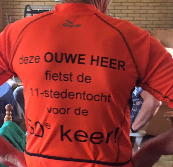 Gijzen500's tweet photo. Onze "ouwe heer" fietst 'm voor de 50e keer!!!
@Fietselfsteden @elfstedentweets @fiets11steden #groep1 #BernardusGijzen #Balk #11stedentocht https://t.co/8Qn0aQfa4d