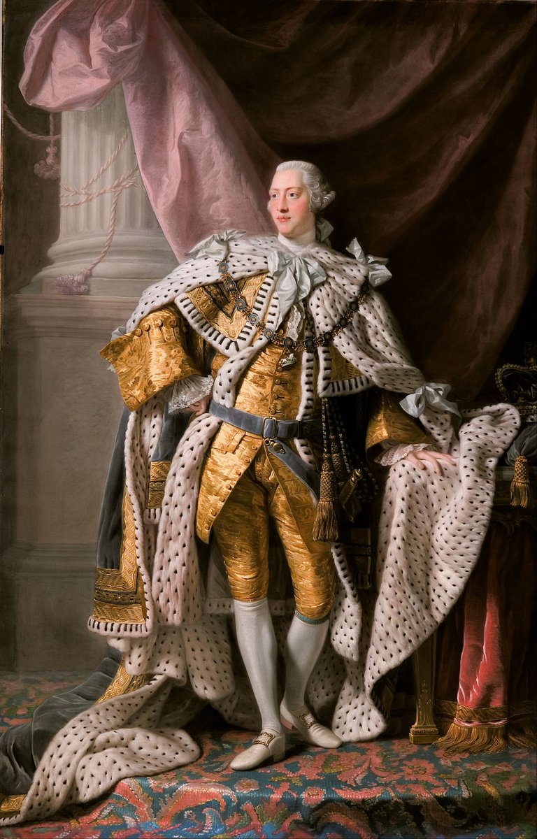 TimeWarpedTweet's tweet photo. How does thoust feel on my birthday? Born &amp; educated in this country, I glory in the name of Briton!
#iftwitterwhen #kinggeorgeIII #birfday https://t.co/K4ISmoq447
