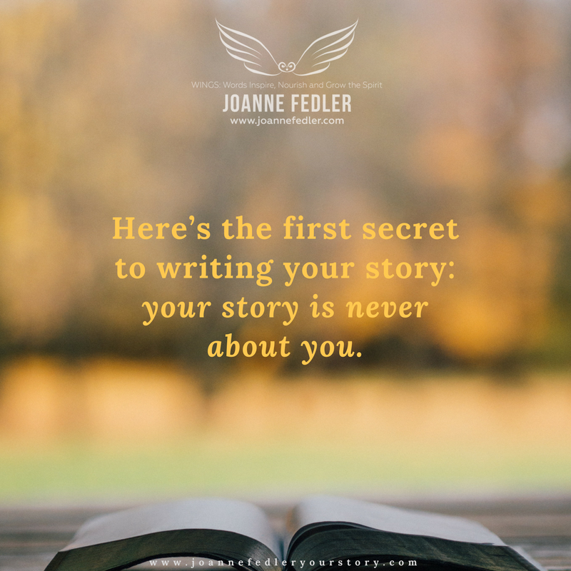 JoanneFedler's tweet photo. Here's the first #secrettowriting.

#joannefedler #writers #writingtips #yourstory #howtowriteyourstory #yourstorymatters #lifewriting https://t.co/GfYbwqSJOj