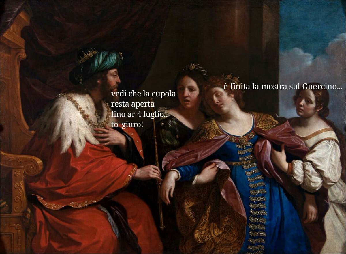 In cupola fino al 4 di luglio!
#GuercinoAPiacenza
#Piacenza #Guercino #Cattedrale #unofficial