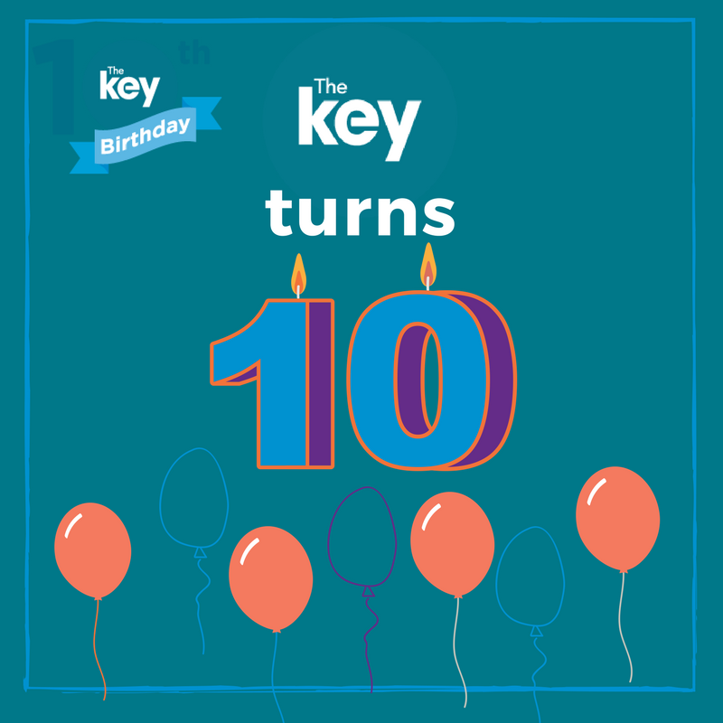TheKeySL's tweet photo. It's The Key's birthday today and we're so proud to have been supporting schools for the last 10 years! https://t.co/3JkDtSEDgF