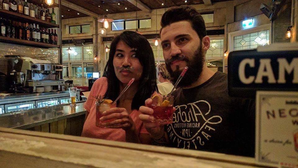 Get a selfie with your Ombra Negroni this week. Best one wins 2 Negronis &amp; a tasting plate.Don't forget to #Camparinz #KLF #Ombranz #imbibe