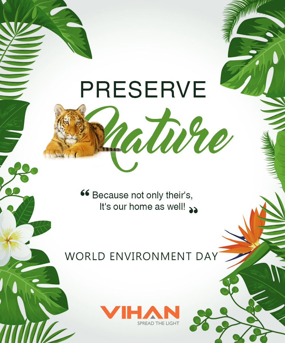 VihanIndia's tweet photo. On this WORLD ENVIRONMENT DAY, join us & take a step towards a greener planet. #GREENISGOOD #WORLDENVIRONMENTDAY #VIHANINDIA #VIHANMODULAR https://t.co/Bo9Whq4RXp
