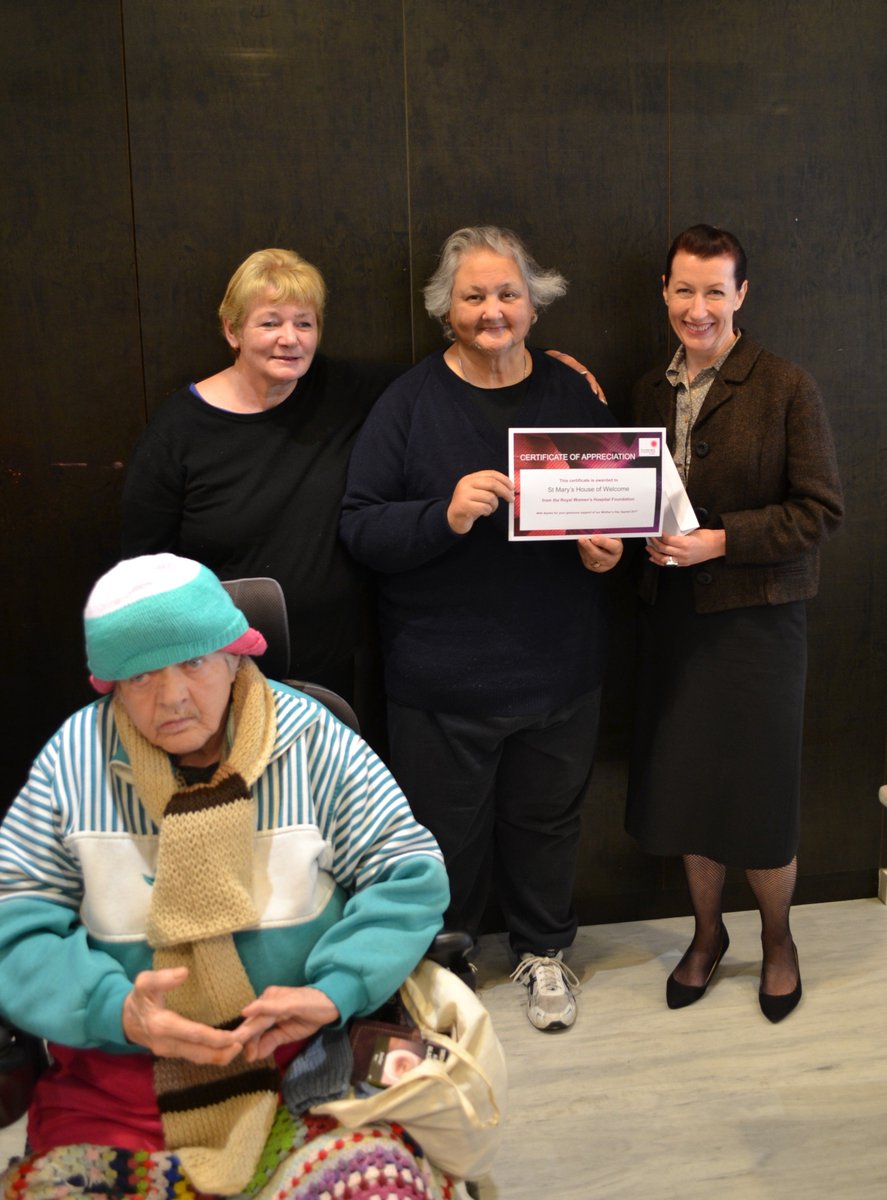 StMarysHOW's tweet photo. Jan Chisholm, CEO of the Royal Women's Hospital, visited our craft group today, as thanks for their Mothers Day Stall fundraising! #smhow https://t.co/IbKcZOVyHy