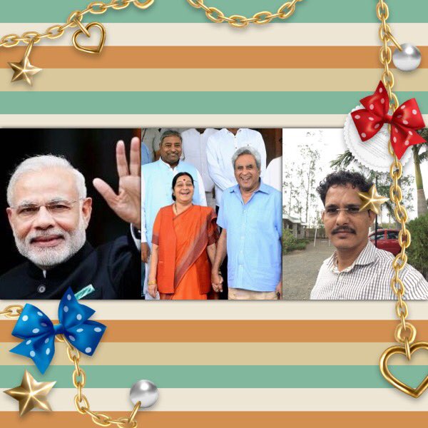 SushmaFan's tweet photo. माट्रतुल्य @SushmaSwaraj जी आपका दिन दुखियों और सम्पूर्ण भारत बाशियो के प्रति दया और करुणा का भाव अतुल्यनिय हे आपका कोटि कोटि वंदन और प्रणाम https://t.co/yxB3CYpJzs