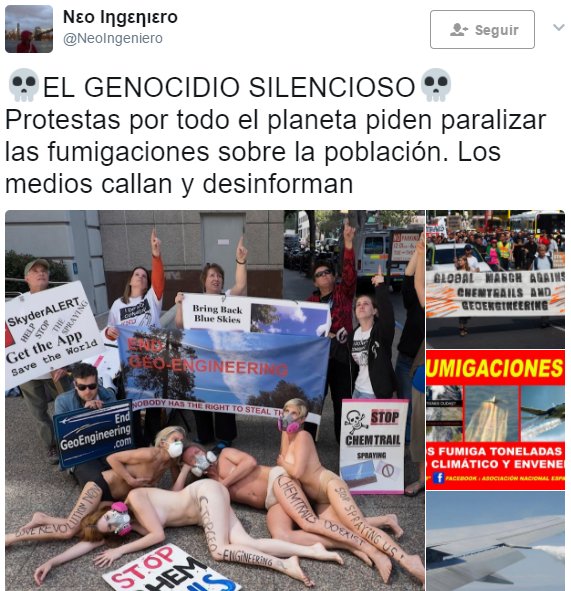 EL GENOCIDIO SILENCIOSO. Protestas por todo el planeta piden paralizar las fumigaciones sobre la población. Los medios callan y desinforman