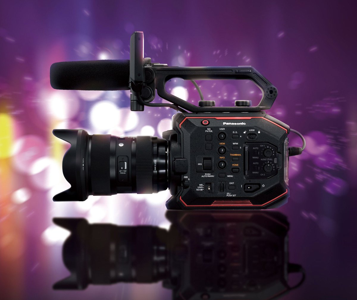 LemacFilm's tweet photo. Panasonic have lifted the veil off the AU-EVA1 5.7K Super 35mm EF compact camera. For more info visit our website: https://t.co/YIVDcINtBR https://t.co/z8GW0FJayl