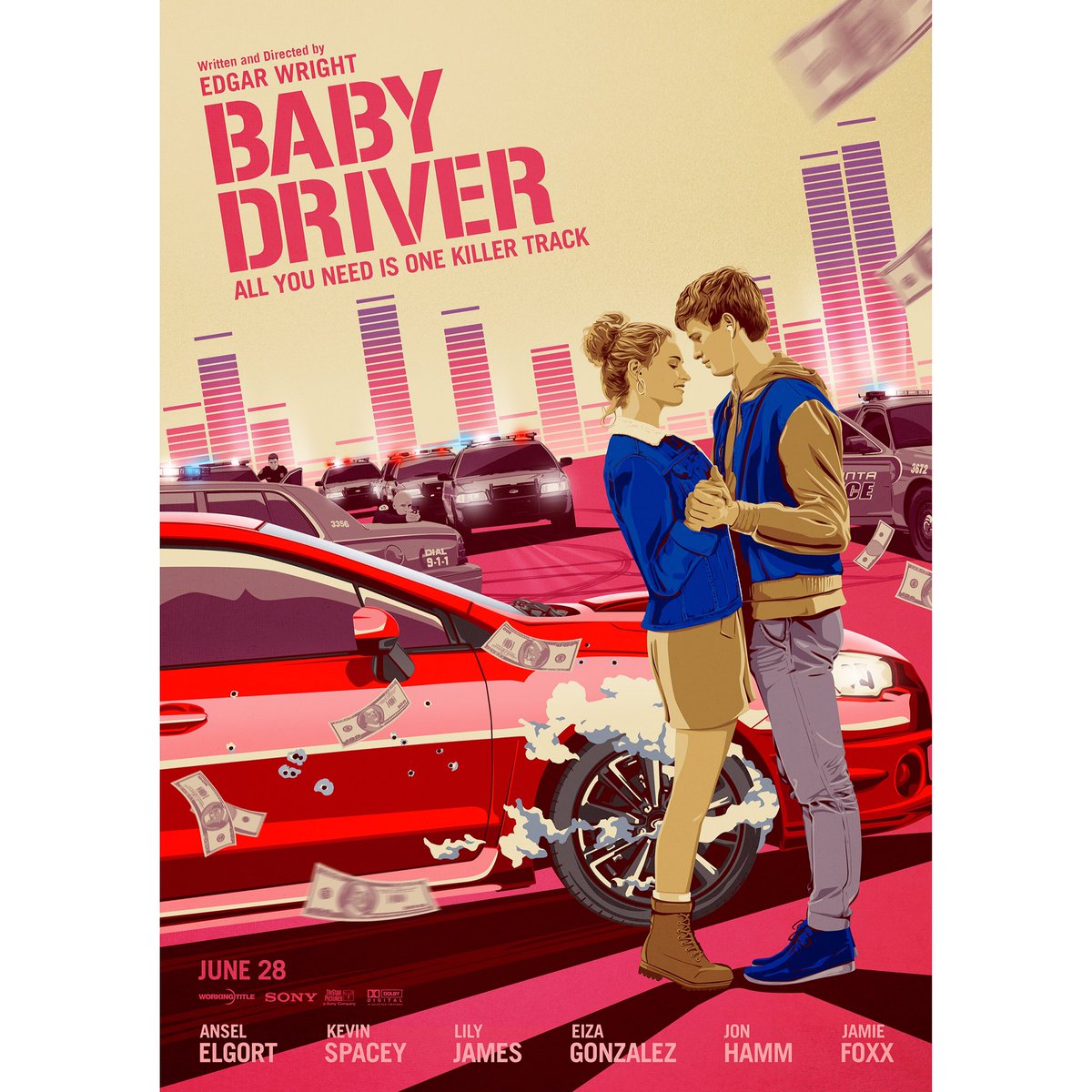 AdStothard's tweet photo. Here it is, my contribution to the @posterspy Baby Driver brief. Looking forward to this movie. #BabyDriverArt @edgarwright @KevinSpacey https://t.co/NkK0vhmwAx
