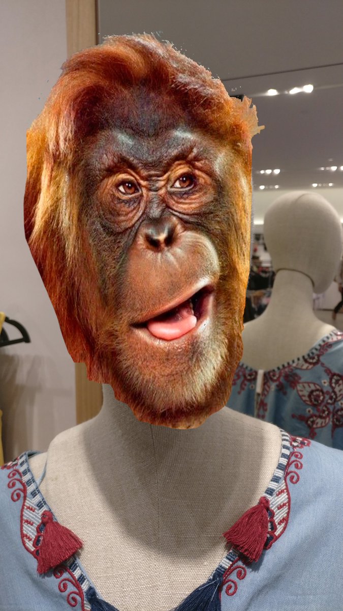 #Trifusion #Orangután #Fusión #retrato #Pic #cool